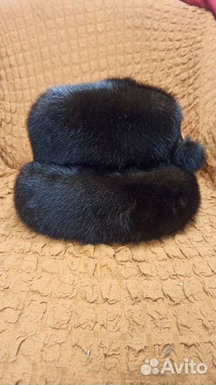 Шапка норковая женская