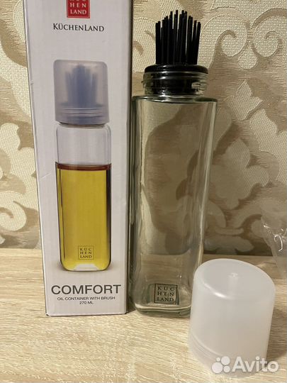 Контейнер для масла kuchenland 270 мл, с кисточкой