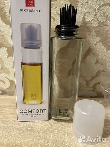 Контейнер для масла kuchenland 270 мл, с кисточкой