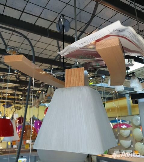 Люстра Подвесная 1477 BK Dreno бук LEM