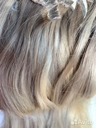 Волосы натуральные срез