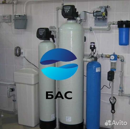 Фильтрация воды со скважины, умягчение