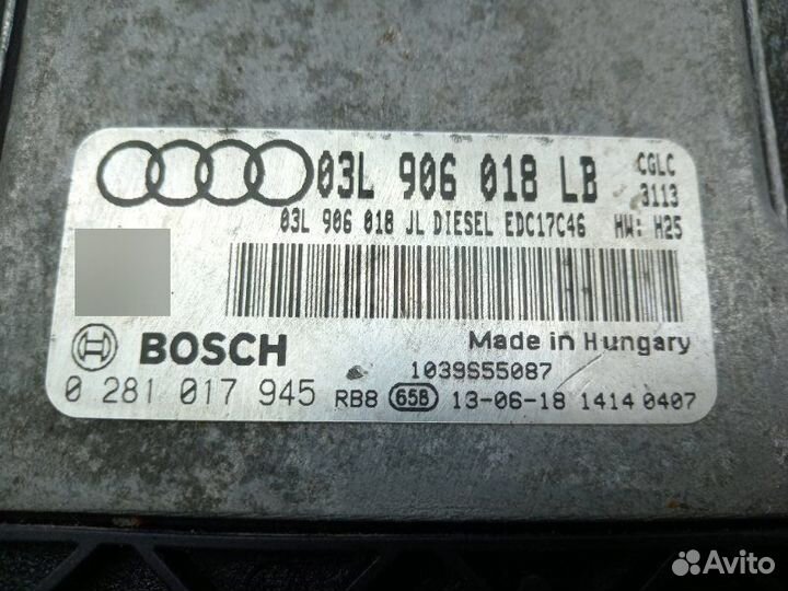 Блок управления двигателем Audi A6 C7 2.0 cglc