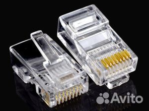 Коннекторы rj45 10 шт