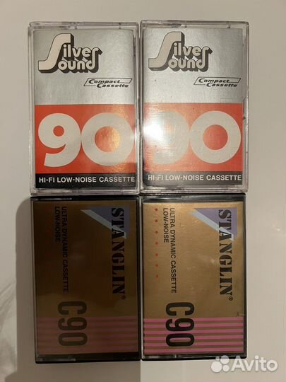 Аудиокассеты новые запечатанные и с записью