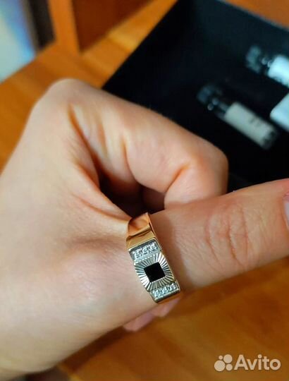 Кольцо мужское 585 проба
