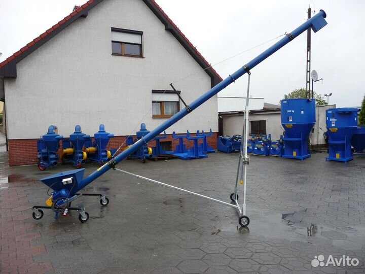 Шнековый транспортер для зерна