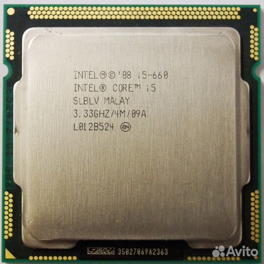 Intel Core i5-660 Processor (4M Cache, 3.33 GHz)