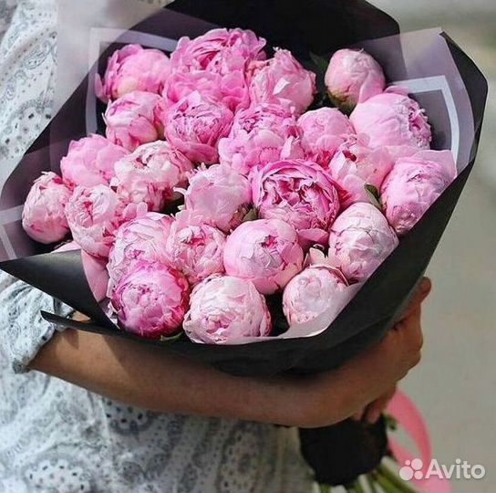 Пионы Розы Доставка