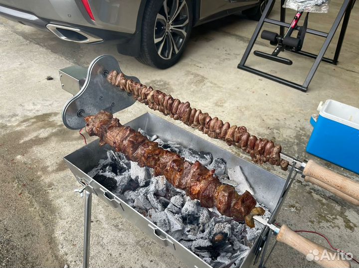 Мангал с электроприводом