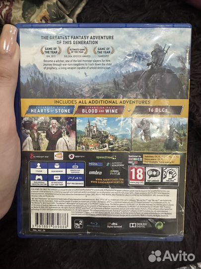 Игры для приставок ps4 ведьмак 3