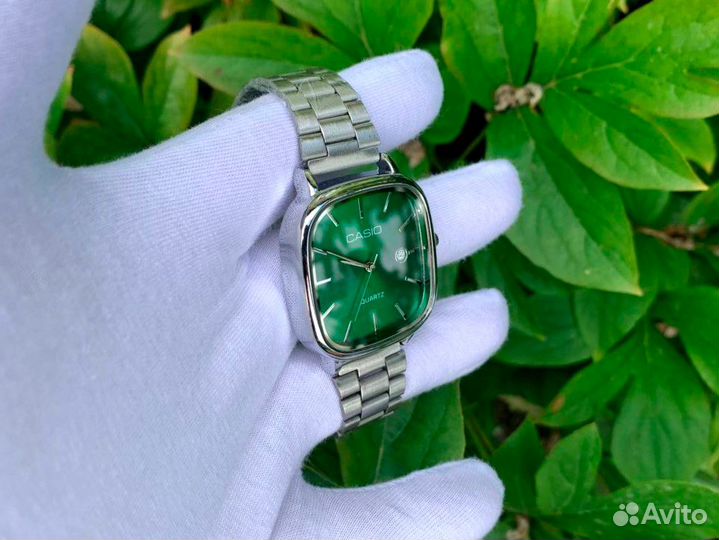 Часы мужские наручные Casio Vintage green