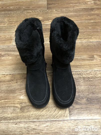 Полусапожки женские размер 38, замша, новые