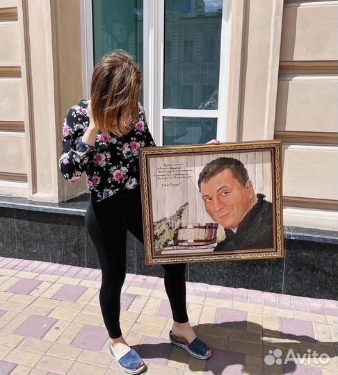 Портрет маслом на холсте по фото