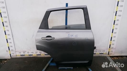 Дверь задняя правая nissan qashqai J10 +2 (5UK10FT