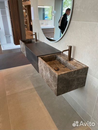 Раковина под камень из керамогранита