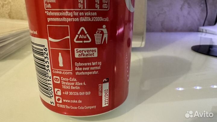 Банка Coca-Cola Германия