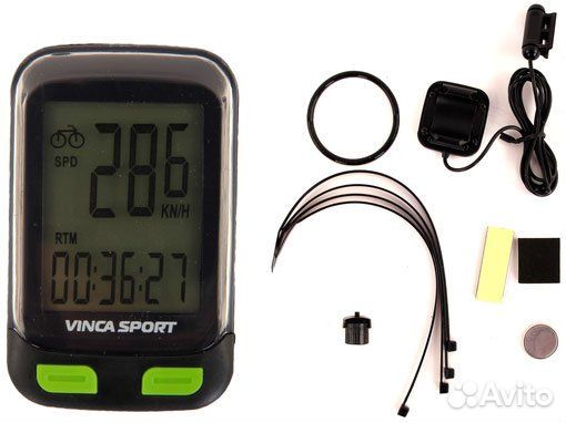 Велокомпьютер, спидометр 15 функций. вело ремонт