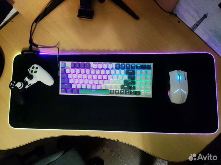 Коврик для мышки с RGB Sharkoon 1337 V2 800