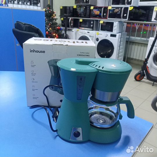 Кофеварка капельного типа Inhouse icmd0601MG