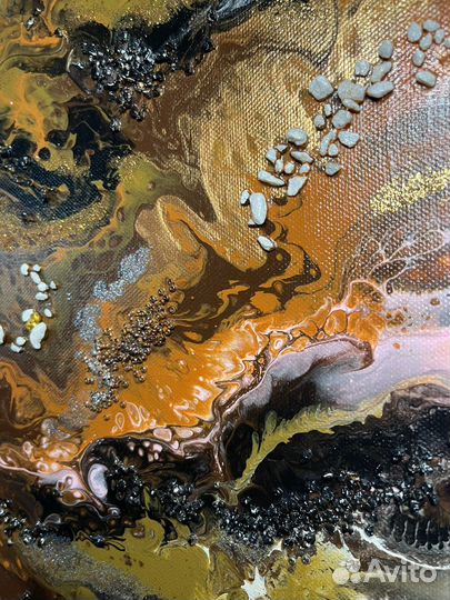 Картина абстракция акрил