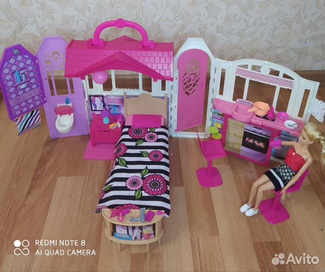 Домик для кукол барби