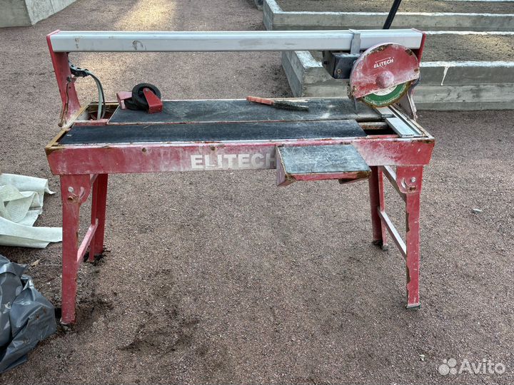 Плиткорез электрический водяной elitech