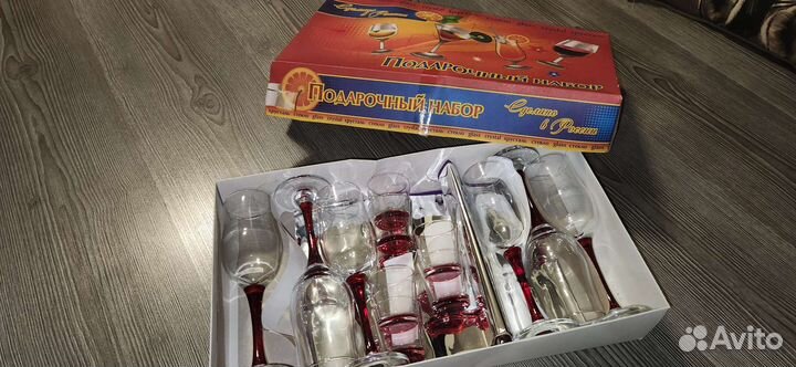 Подарочный набор рюмки+бокалы