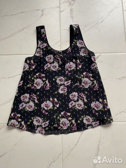 Шелковый топ Massimo Dutti