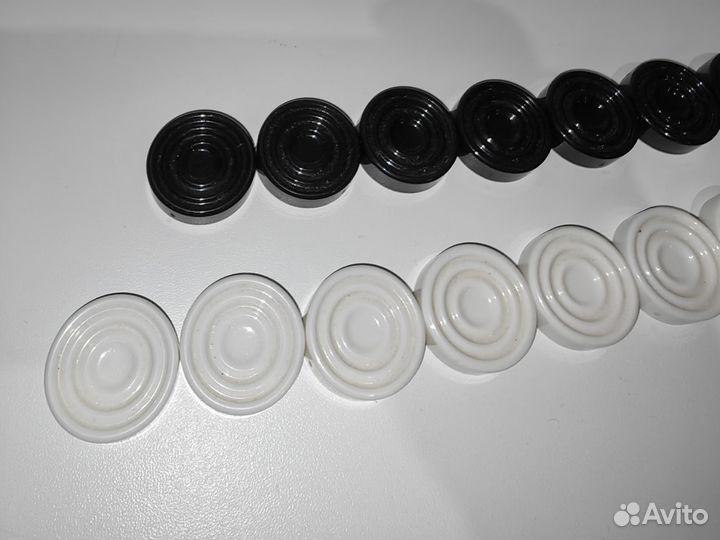 Шашки игровые, для шахматной доски