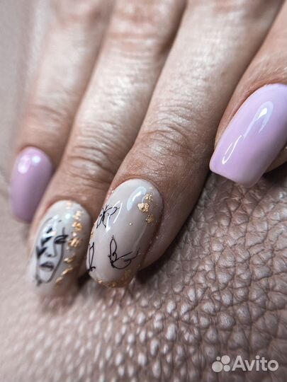 Модель на маникюр и педикюр