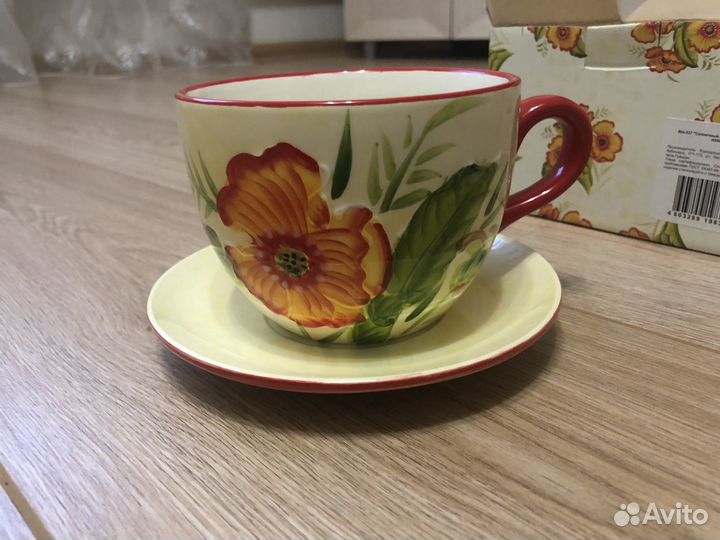 Супница с блюдцем, подарочный набор