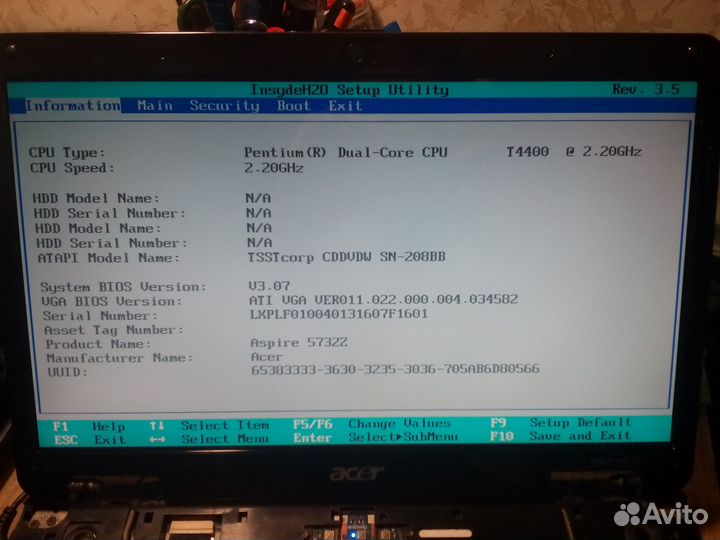 Acer Aspire 5732z (kawg0) (Разбор, запчасти)