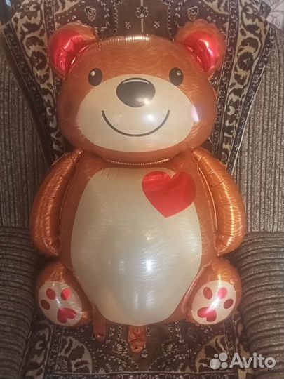 Медведь из фольги большой