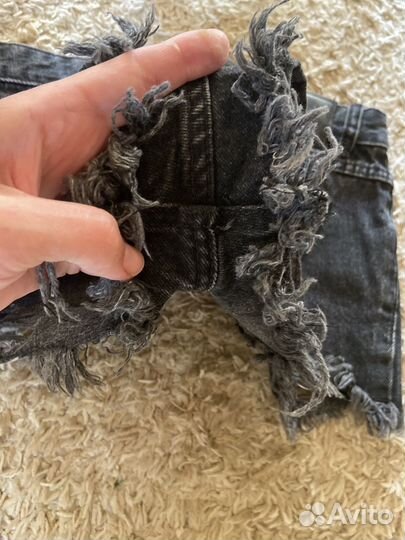 Джинсовые шорты zara 38