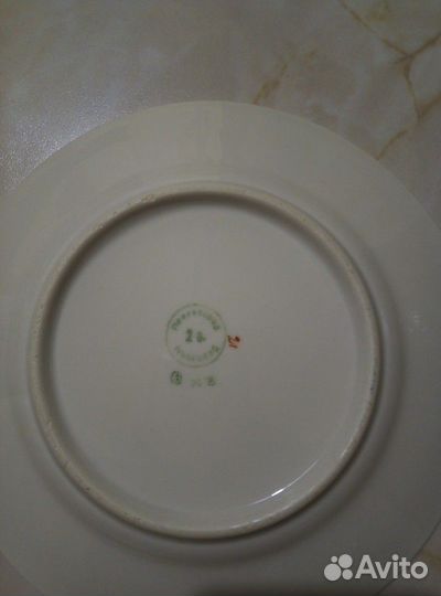 Старинные тарелки