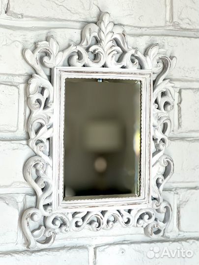Зеркало с фацетом в резном багете 32x23 см