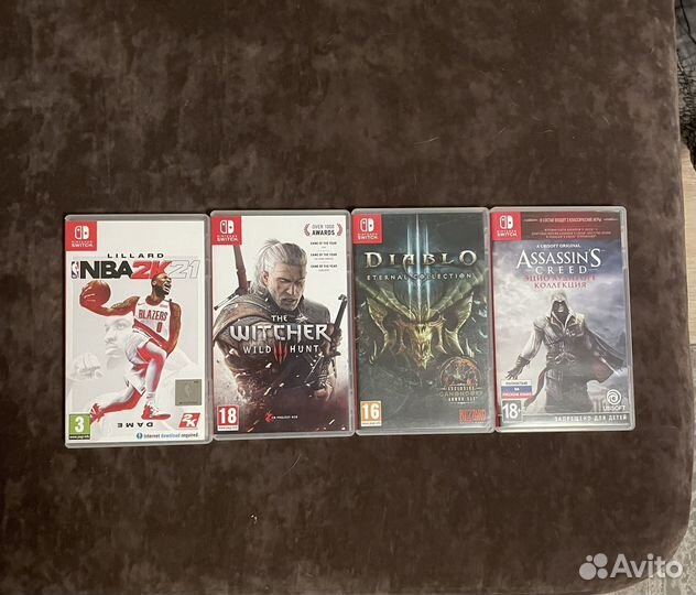 Картриджи nintendo switch