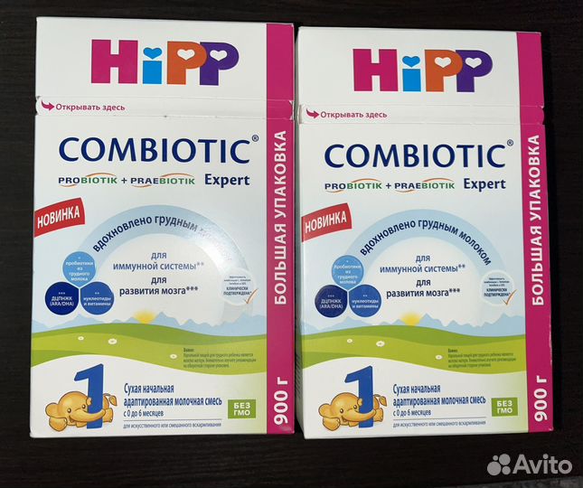 Детская смесь Hipp combiotic и NAN opti pro