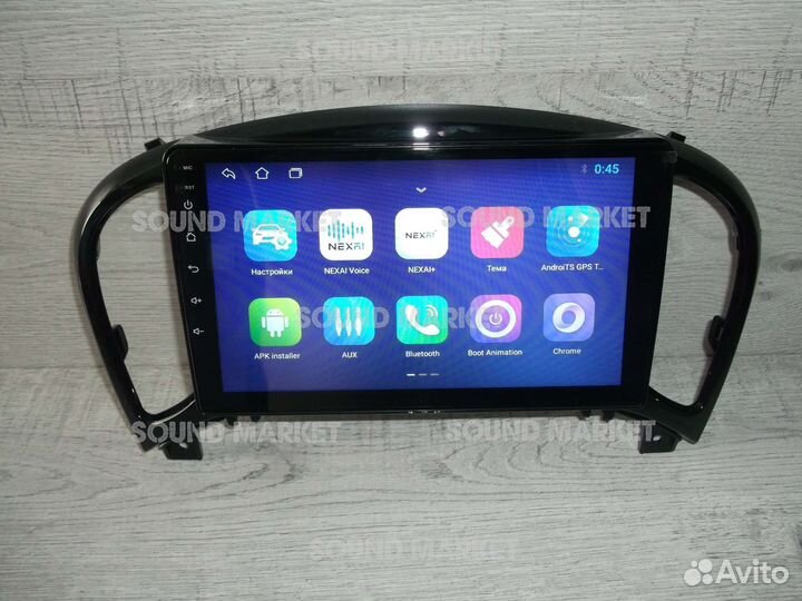 Магнитола Nissan Juke Android GPS WiFi Bluetooth