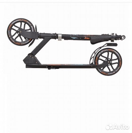 Самокат городской rush action колеса 205 мм