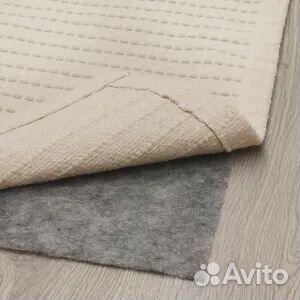 Ковер IKEA Starreklinte 80х150 см, бежевый/светло