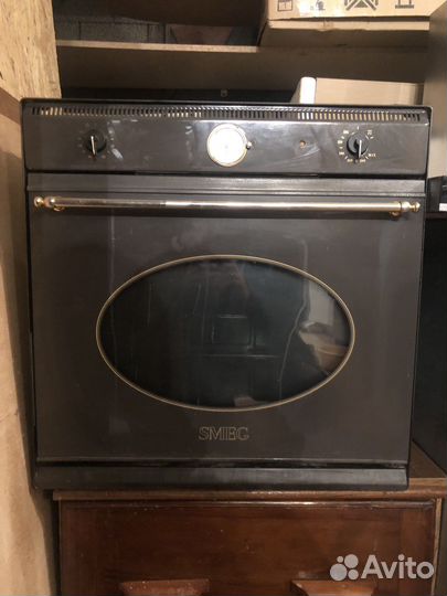 Газовый духовой шкаф smeg