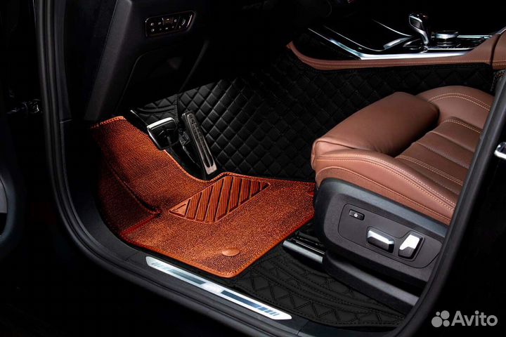 3D Коврики Hyundai Салон Багажник из Экокожи