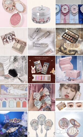 На руках косметика/аксессуары/наборы Flower Knows