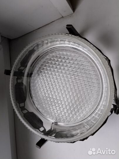 Пепельница, сухарница СССР Мельхиор