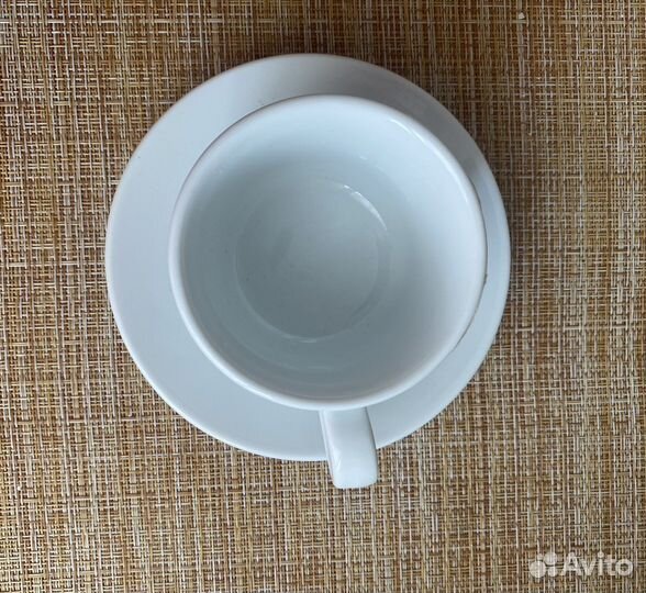 Чашка с блюдцем IKEA