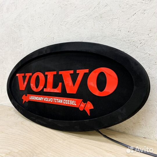Табличка с подсветкой для грузовиков Вольво