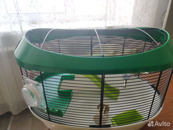 Клетка б/у для грызунов со всем необходимым