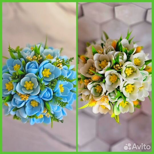 Букет цветов из мыла